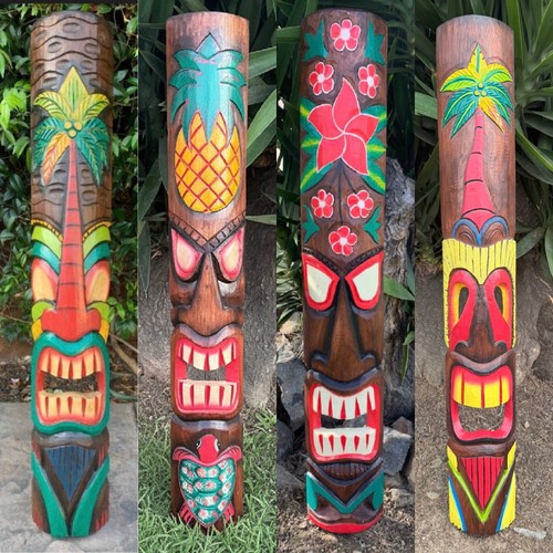 Set hand carved - 4,