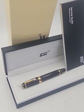MONTBLANC boheme crystal FOUNTAIN PEN brown Retractable nib with box & guide
