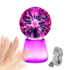 Plasma Ball Lamp 7-Color Touch