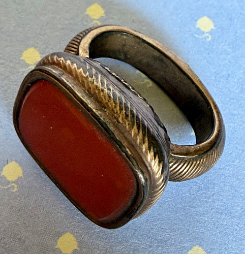 Victorian carnelian gilt - &,