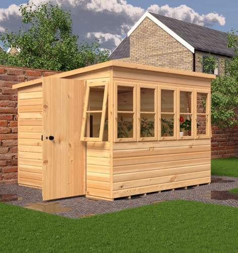 8x8 garden potting shed - potting,