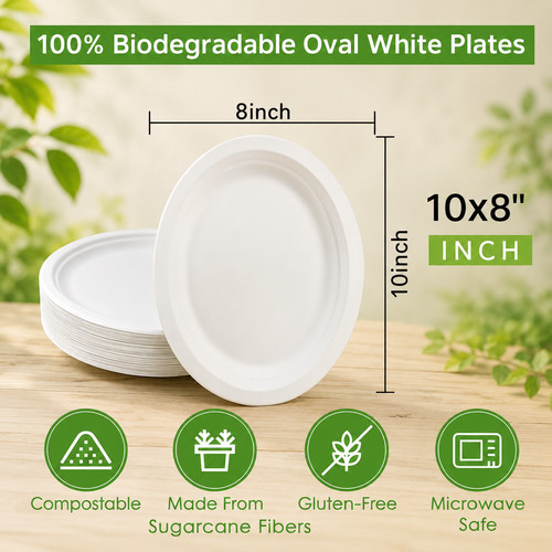 Ecowise disposable oval - disposable,