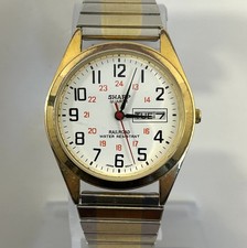 Sharp Watch Men Day Date Gold