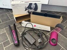 Dyson Corrals Hair Straighteners Fuchsia Pink