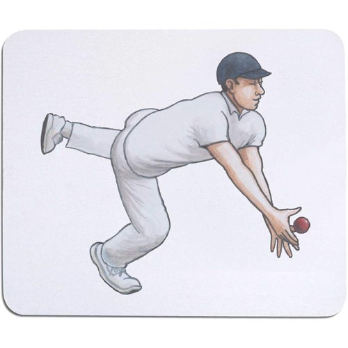 Cricket fielder mouse - mat, /