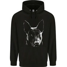 Hollandse Herdershond Dutch Shepherd Dog Mens 80% Cotton Hoodie