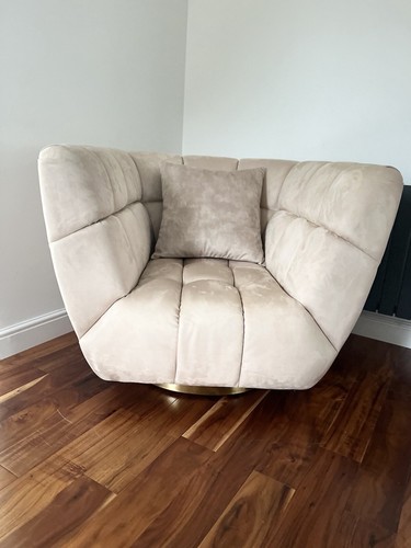 Modern swivel armchair with - swivel,