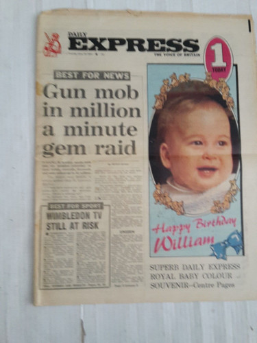 Daily express newspaper - daily, 21