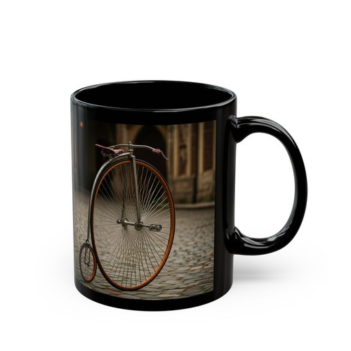 Vintage penny farthing black - penny-farthing,