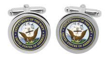 United States Navy Cufflinks in Box