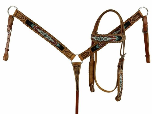 Leather western tack set - tack, with