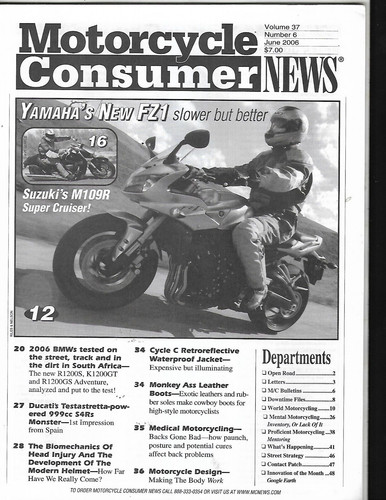 Motorcycle consumer news - motorcycle,