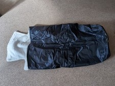 Waterproof Lined Wheelchair Cosy With a separate Hooded Lined Poncho