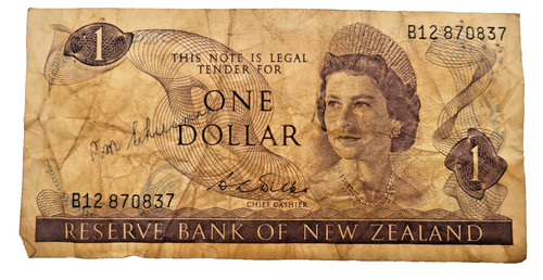 New zealand dollar note - new,