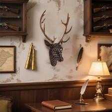 Deer Head Wall Mount Decor