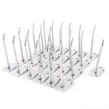 20PCS Slat Wall Hooks Arm Slatwall Hook Retail Shop Display Panels Hanger 8"