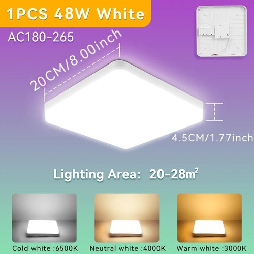 Led ceiling light 48w panel - light,