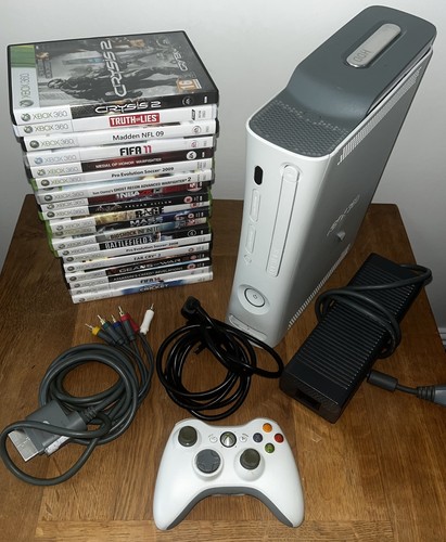 Microsoft xbox 360 white 20gb - microsoft,
