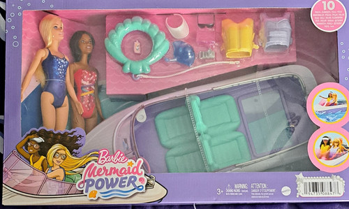 Barbie mermaid power speedboat - barbie,