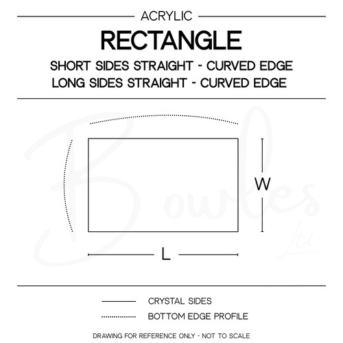 Rectangle bottom edge curved - rectangle,,