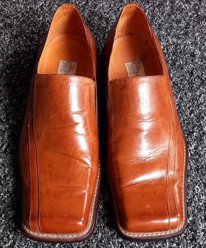 Gucinari tan leather square - gucinari,