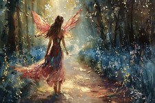 STUNNING FAIRY CANVAS PICTURE