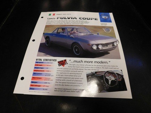 1965 1976 lancia fulvia - lancia,