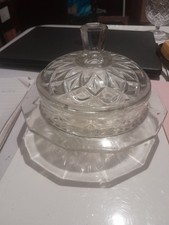 Vintage, Clear Pressed Glass