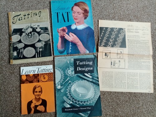 Vintage books tatting - vintage,
