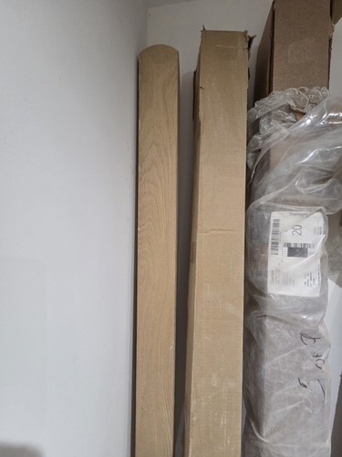 Square newel post oak - square,