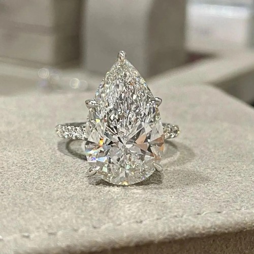 Certified pear cut - certified, ct