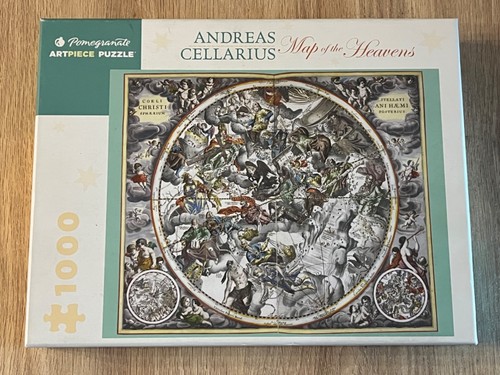 Andreas cellarius map the - of,
