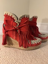 MOU Wedge espadrille heel