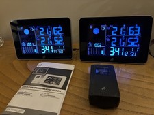 Auriol Radio-Controlled Weather Station - outdoor sensor + 2 indoor displays