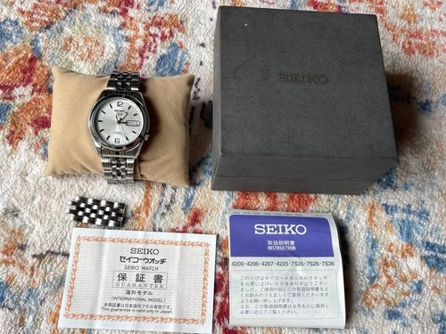 Seiko automatic watch silver - watch,