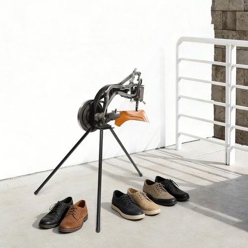 Leather cobbler sewing - leather,