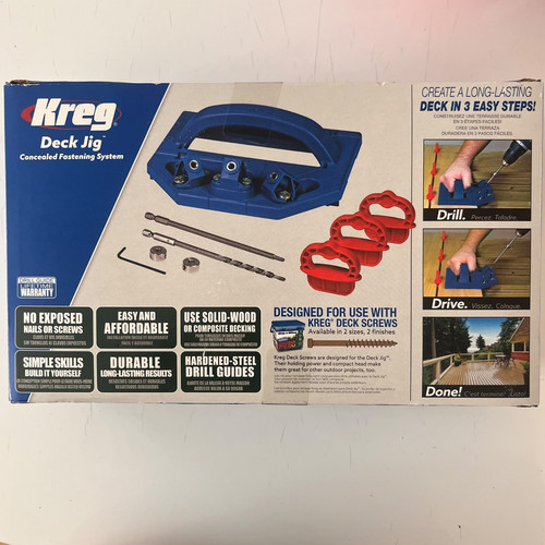 Kreg deck jig concealed - kreg,