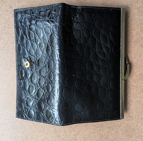 Launer leather wallet purse - leather,