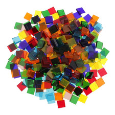 250 Pieces 10mm Colored Square