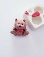 Silicone Mould Bear Silicone Mold Teddy Bear Set Fondant, Resin, Polymer Clay, Chocolate