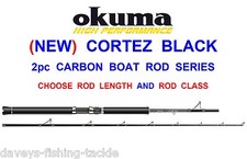 NEW OKUMA CORTEZ BLACK 2pc