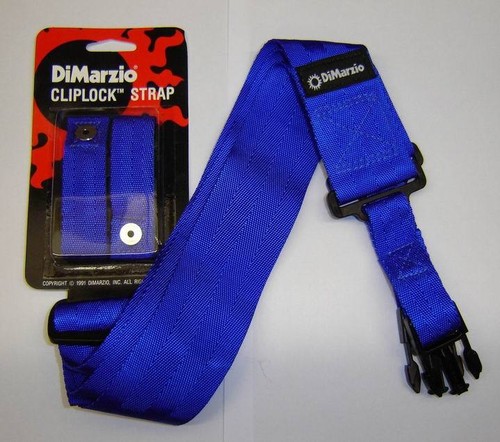 Dimarzio blue cliplock strap - blue,