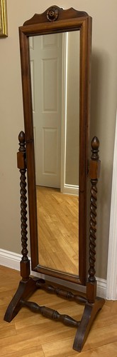 Pine free standing cheval - pine, full
