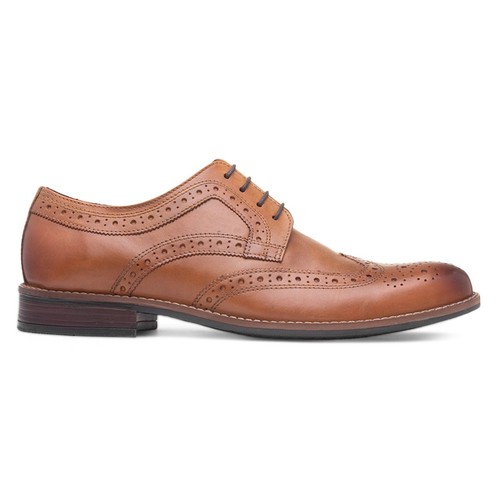 Red level mens shoes tan - red,