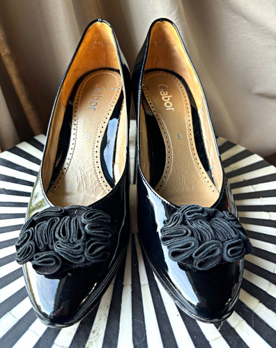 Gabor black patent leather - gabor,