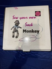 Sock Monkey Sewing Kit Craft Kit , Put together By Myself