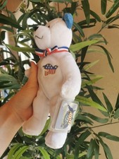 The Spirit Of America Holy Bears 2002 Collectible USA Bear Tag Protector Plush 