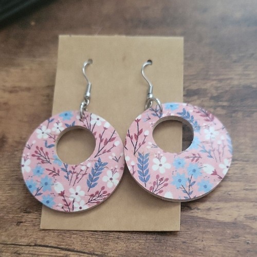 Floral pink blue - &,