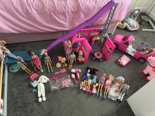 Barbie camper van bundle - barbie,