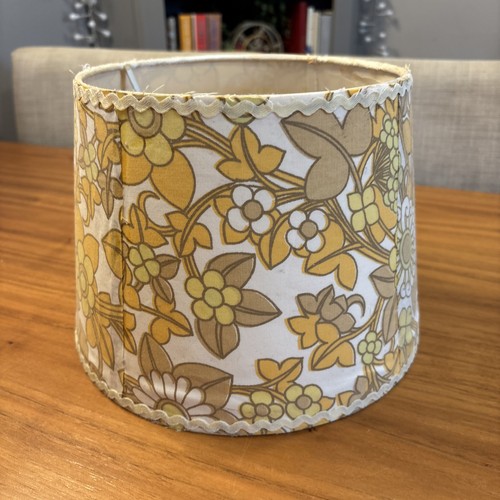 Crafted retro made lampshade - crafted,